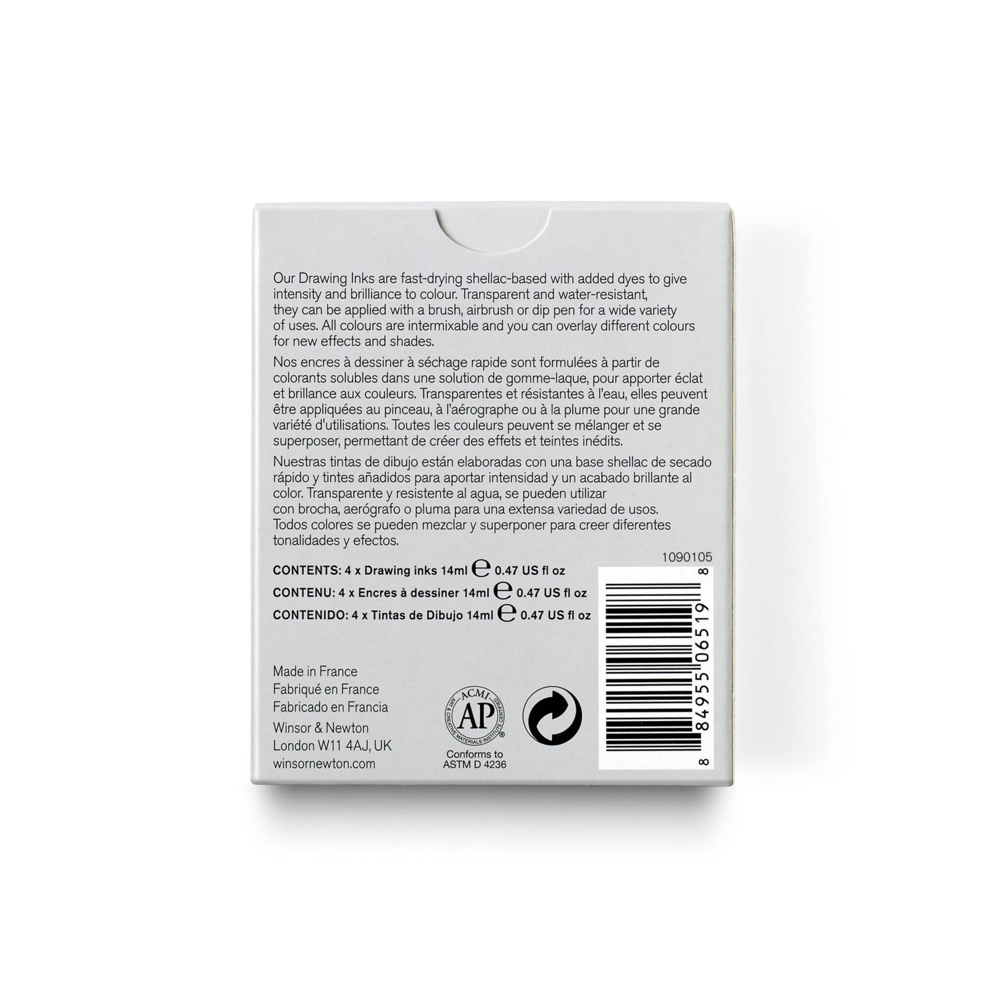 Winsor & Newton® Drawing Ink Collection Vibrant Tones Set